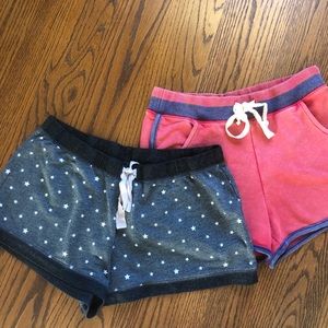 2 pairs for the price of 1!  Cotton sleep shorts in Medium.